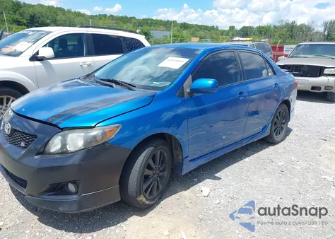 2010 Toyota Corolla S z USA, uszkodzony, nr VIN 2T1BU4EEXAC392503